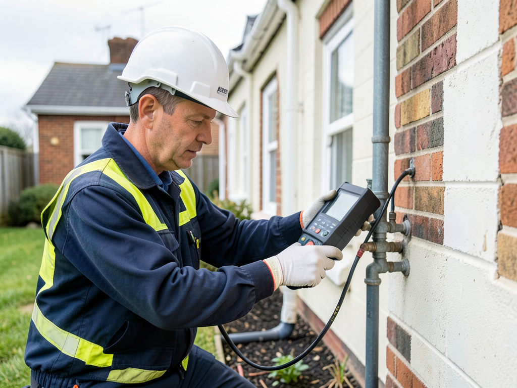 Rapid response gas leak detection and repair in gr