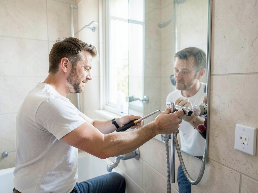 Repairing high end thermostatic shower valves in y